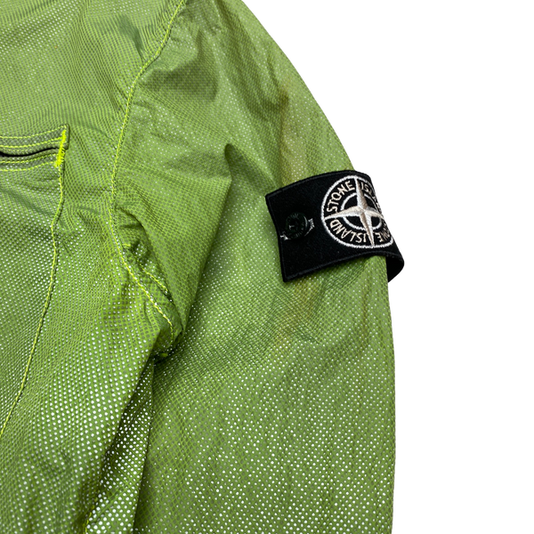 Stone Island 2016 Green Pixel Reflective Hooded Jacket