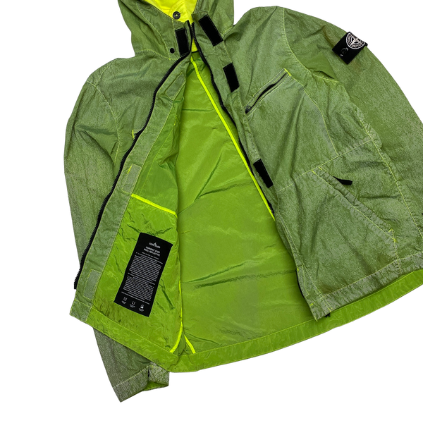 Stone Island 2016 Green Pixel Reflective Hooded Jacket