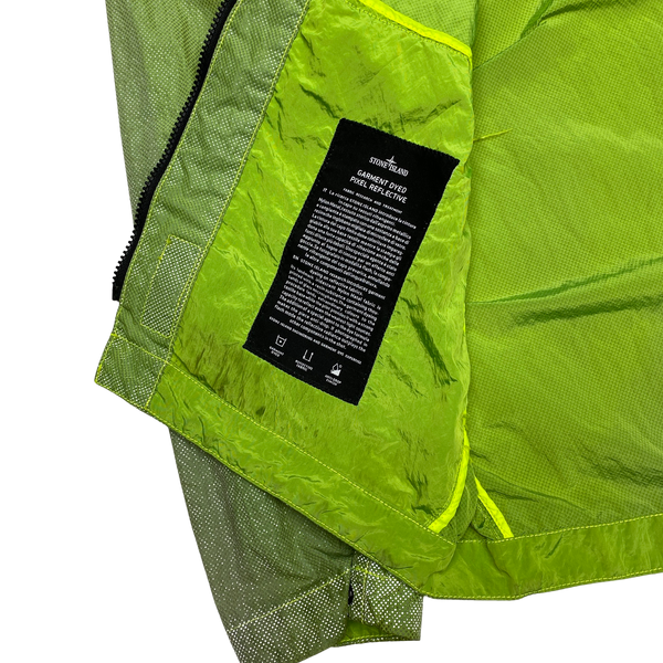 Stone Island 2016 Green Pixel Reflective Hooded Jacket