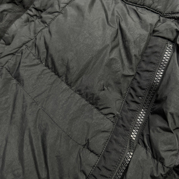 Stone Island Black Garment Dyed Down Puffer Jacket - Large