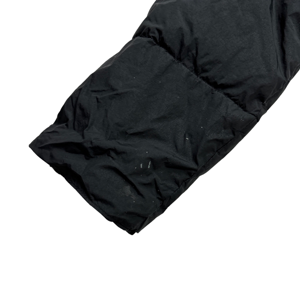 Stone Island Black Garment Dyed Down Puffer Jacket - Large