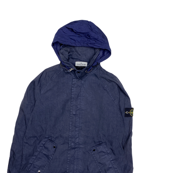 Stone Island 2012 Blue Lino Watro Parka Jacket