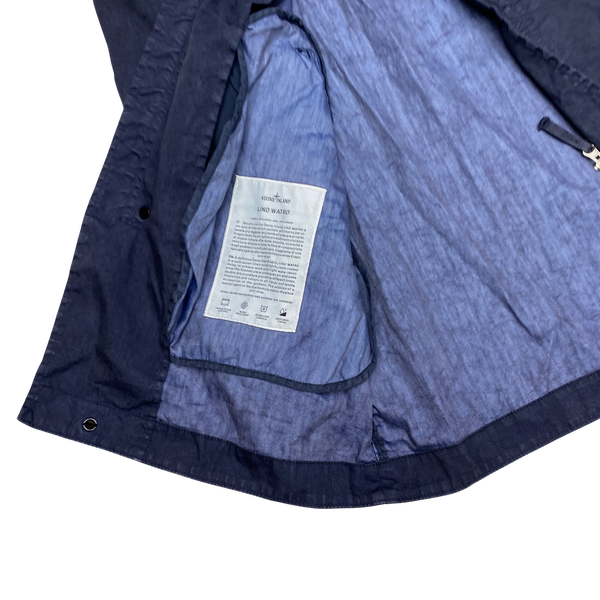 Stone Island 2012 Blue Lino Watro Parka Jacket