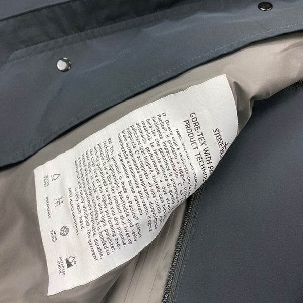 Stone Island Navy GoreTex Paclite Trench Coat