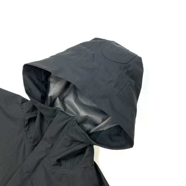 Stone Island Black Goretex Hooded Parka Jacket