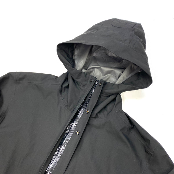 Stone Island Black Goretex Hooded Parka Jacket