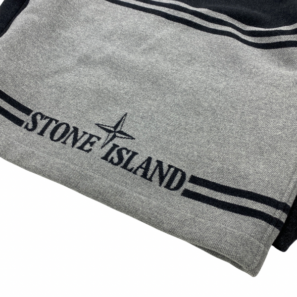 Stone Island Panno Jaquard Pullover Wool Jacket