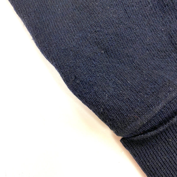 Stone Island 2006 Dark Navy Wool Pullover Hoodie