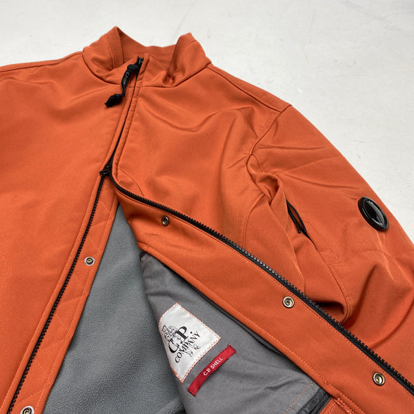 CP Company Orange Soft Shell Lens Viewer Jacket