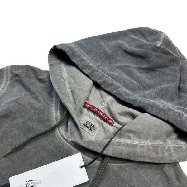 CP Company Grey ICE Dyed Pullover Hoodie - Small