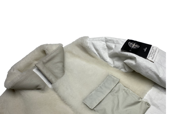 Stone Island 2020 Featherweight Leather Primaloft Jacket