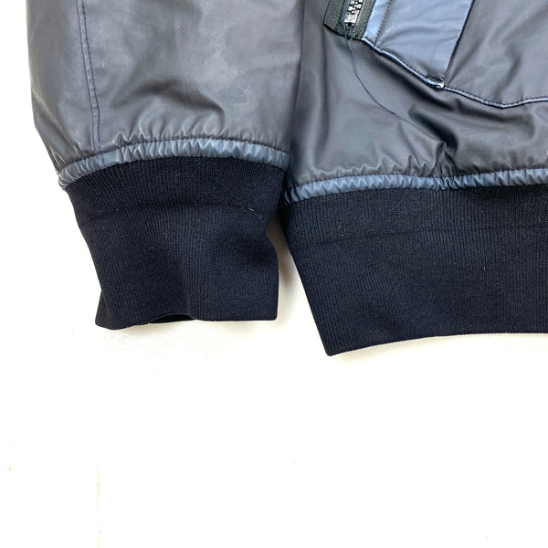 Stone Island Navy Mussola Gommata Quilted Jacket