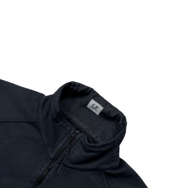 CP Company Navy Quarter Zip Pullover - Small