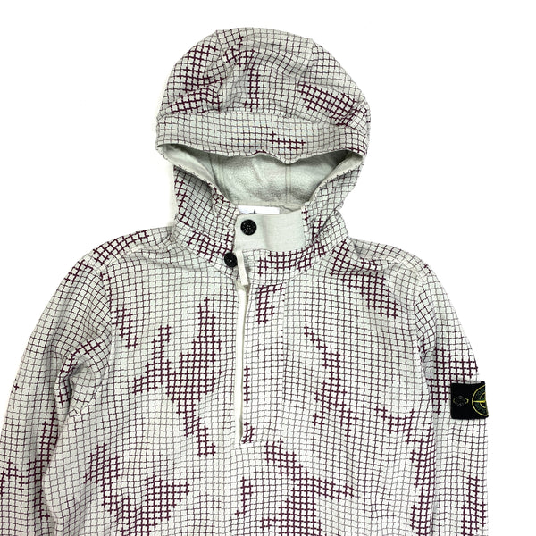Stone island grid camo hoodie hotsell
