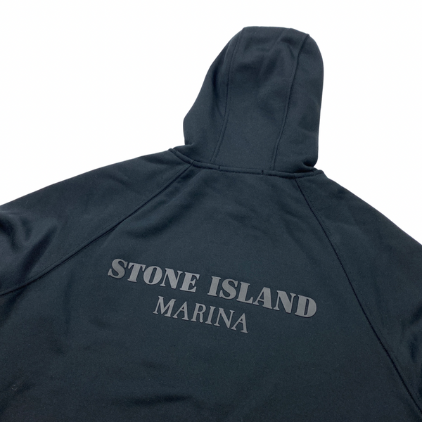 Stone Island Black Marina Cotton Pullover Jumper