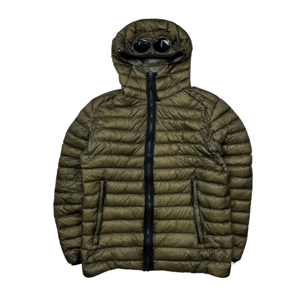 CP Company Khaki Down Filled Goggle Puffer - XXL