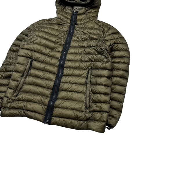 CP Company Khaki Down Filled Goggle Puffer - XXL