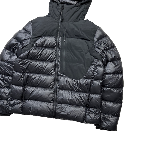 CP Company Black Down Filled DD Shell Goggle Puffer Jacket - XXL