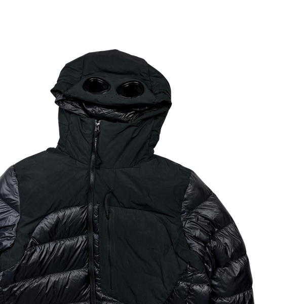 CP Company Black Down Filled DD Shell Goggle Puffer Jacket - XXL