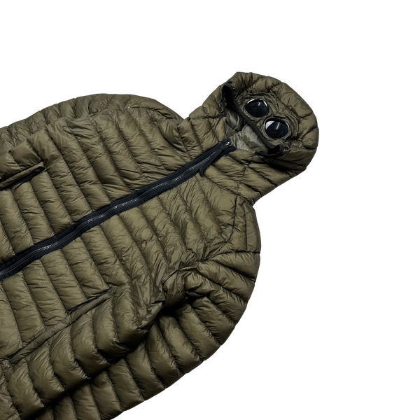 CP Company Khaki Down Filled Goggle Puffer - XXL
