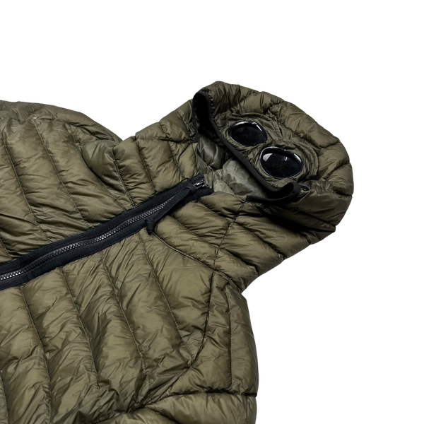 CP Company Khaki Down Filled Goggle Puffer - XXL