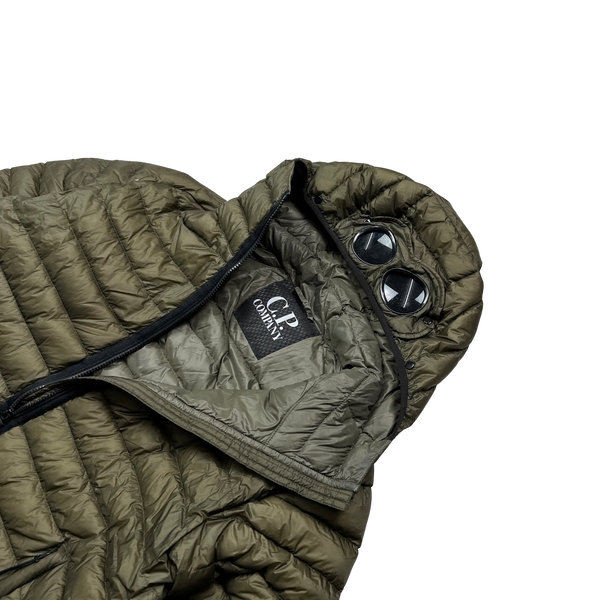 CP Company Khaki Down Filled Goggle Puffer - XXL