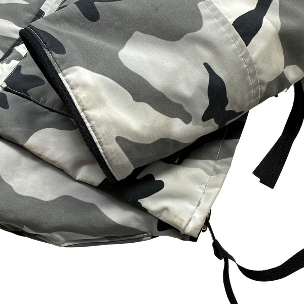 Canada Goose Black Label White Snow Camo Down Filled Parka - Small