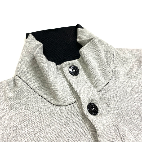 Stone Island Light Grey High Neck Pullover Jumper