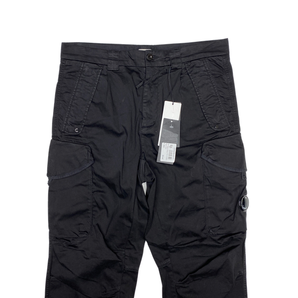 CP Company Loose Fit Black Cargos