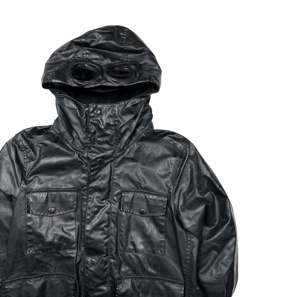 CP Company Oil Skin Goggle Jacket - Medium