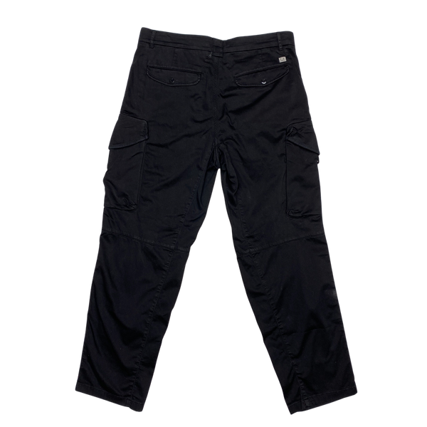 CP Company Loose Fit Black Cargos