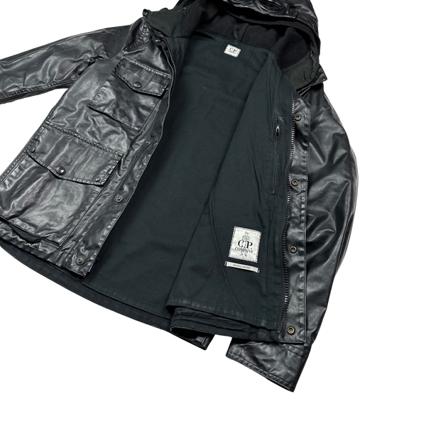 CP Company Oil Skin Goggle Jacket - Medium
