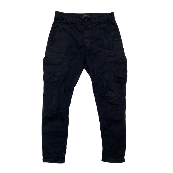 Stone Island Black Shadow Project Tapered Fit Cargos