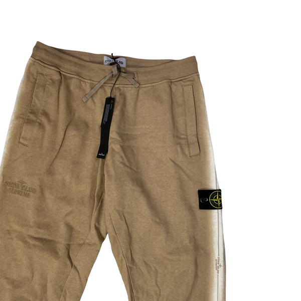 Stone Island x Supreme 2022 Beige Joggers