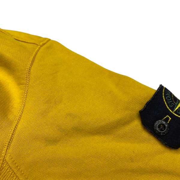 Stone Island 2018 Yellow Cotton Crewneck