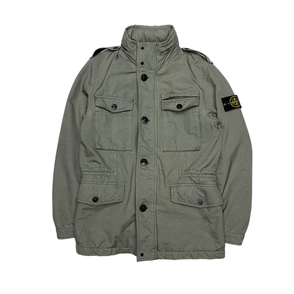 Stone Island Olive Green David TC Quilted Jacket