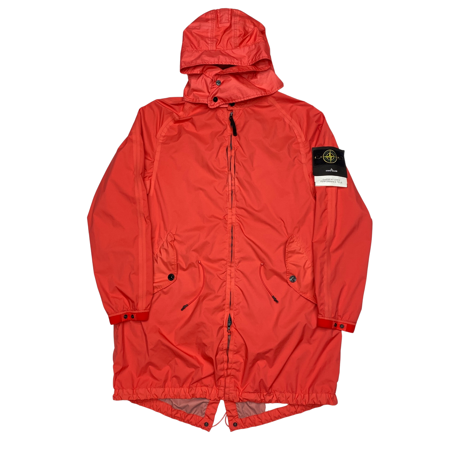 Stone Island 2017 Coral Garment Dyed Performance Tela Fishtail