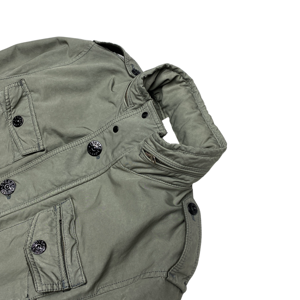 Stone Island Olive Green David TC Quilted Jacket