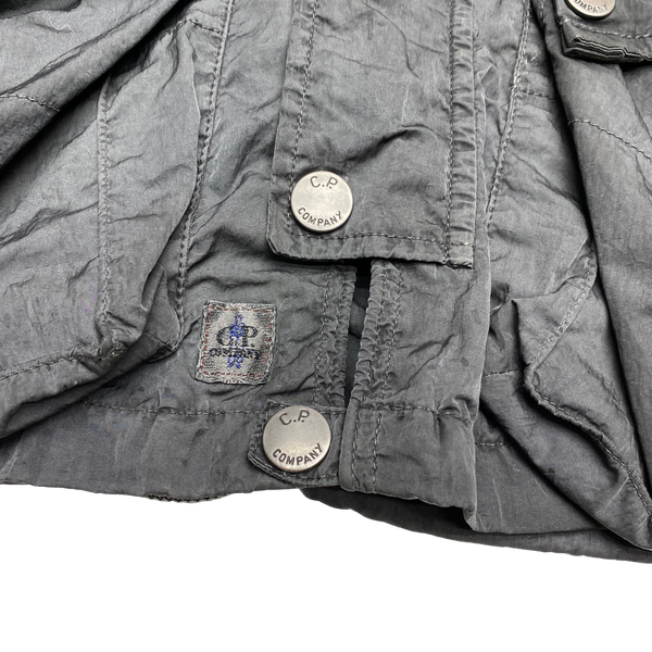 CP Company Grey Shimmer Multi Pocket Mille Goggle Jacket