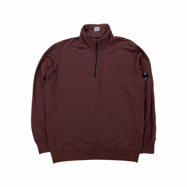 CP Company Burgundy Lens Viewer Pullover