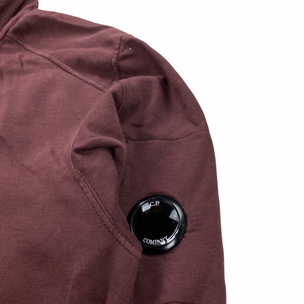 CP Company Burgundy Lens Viewer Pullover