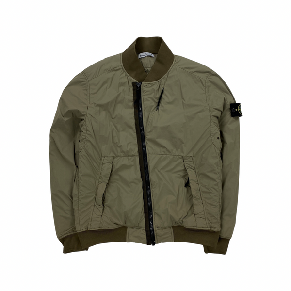 Stone Island Olive Comfort Tech Shell Jacket