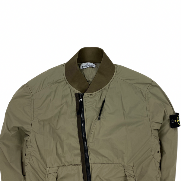 Stone Island Olive Comfort Tech Shell Jacket