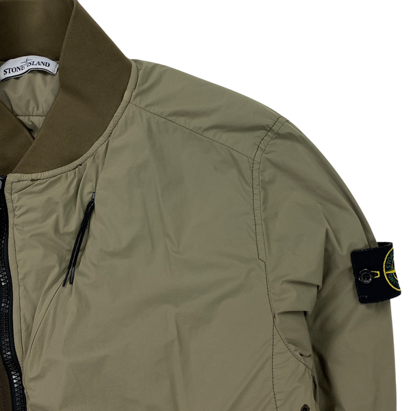 Stone Island Olive Comfort Tech Shell Jacket