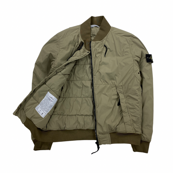 Stone Island Olive Comfort Tech Shell Jacket