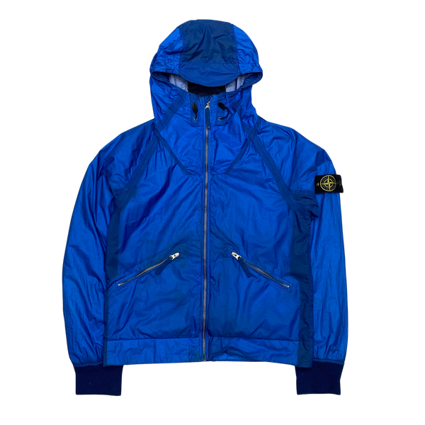 Stone Island 2009 Blue Hooded Tyveck Jacket