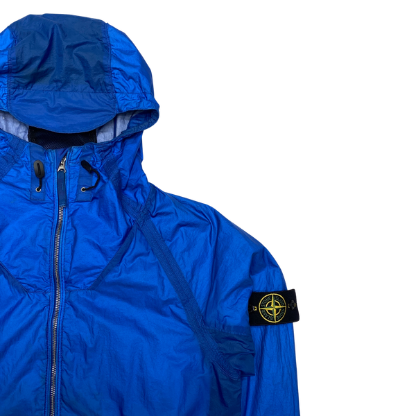 Stone Island 2009 Blue Hooded Tyveck Jacket