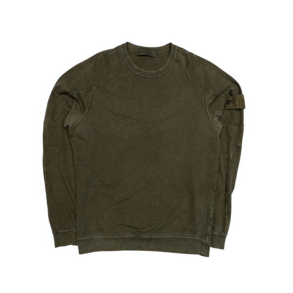 Stone Island 2018 Khaki Ghost Crewneck Sweatshirt