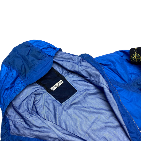 Stone Island 2009 Blue Hooded Tyveck Jacket