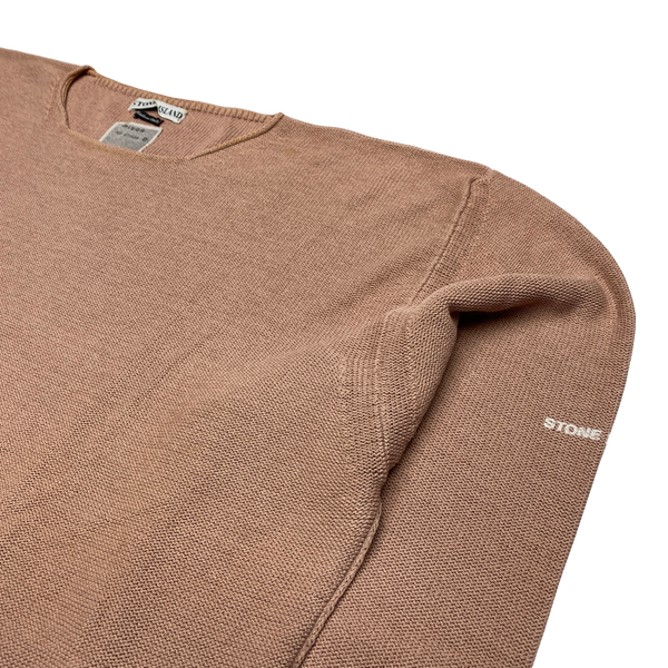 Stone Island SS2000 Vintage Pink Cotton Knit